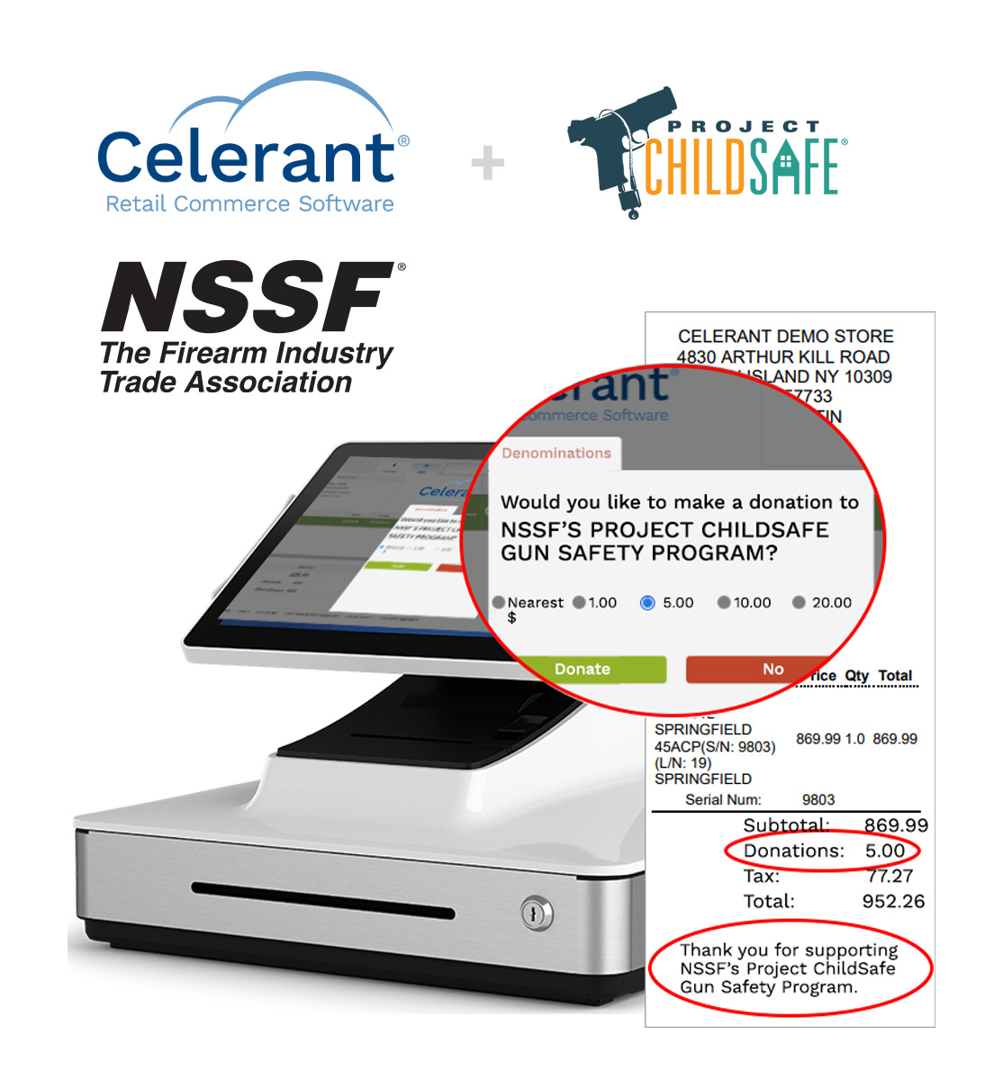 Celerant, the NSSF and Project ChildSafe