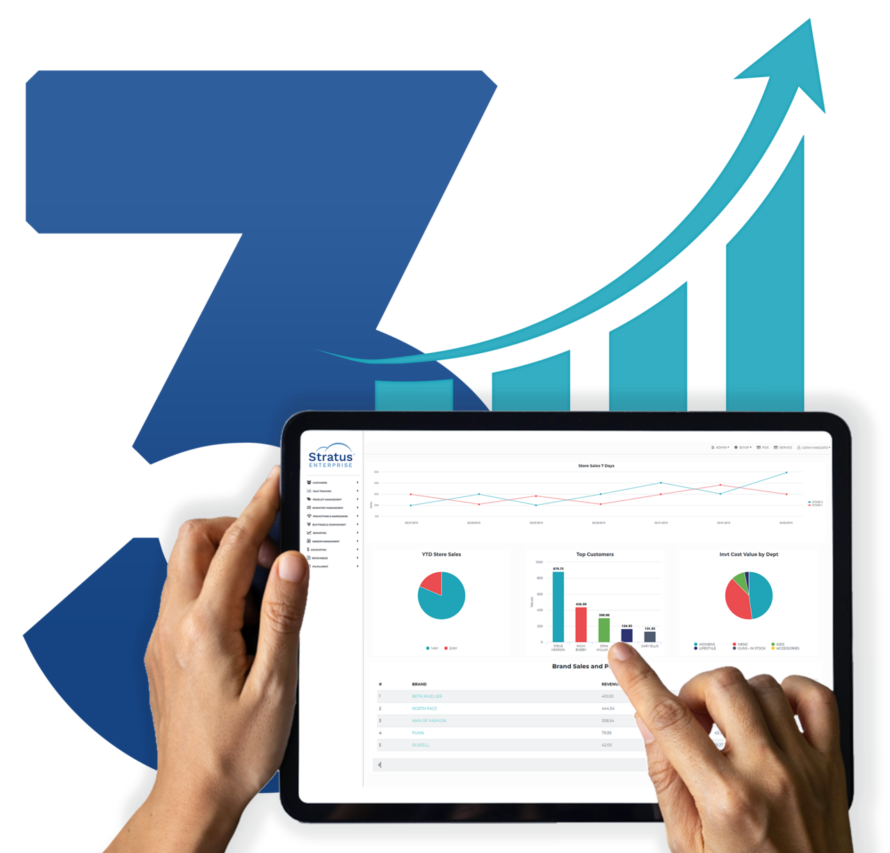 Stratus Enterprise on a tablet