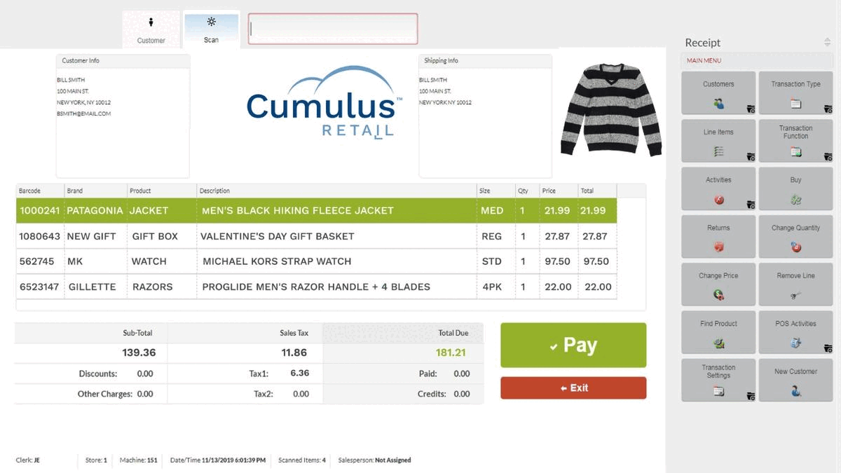 Cumulus Retail 10 Minute Demo