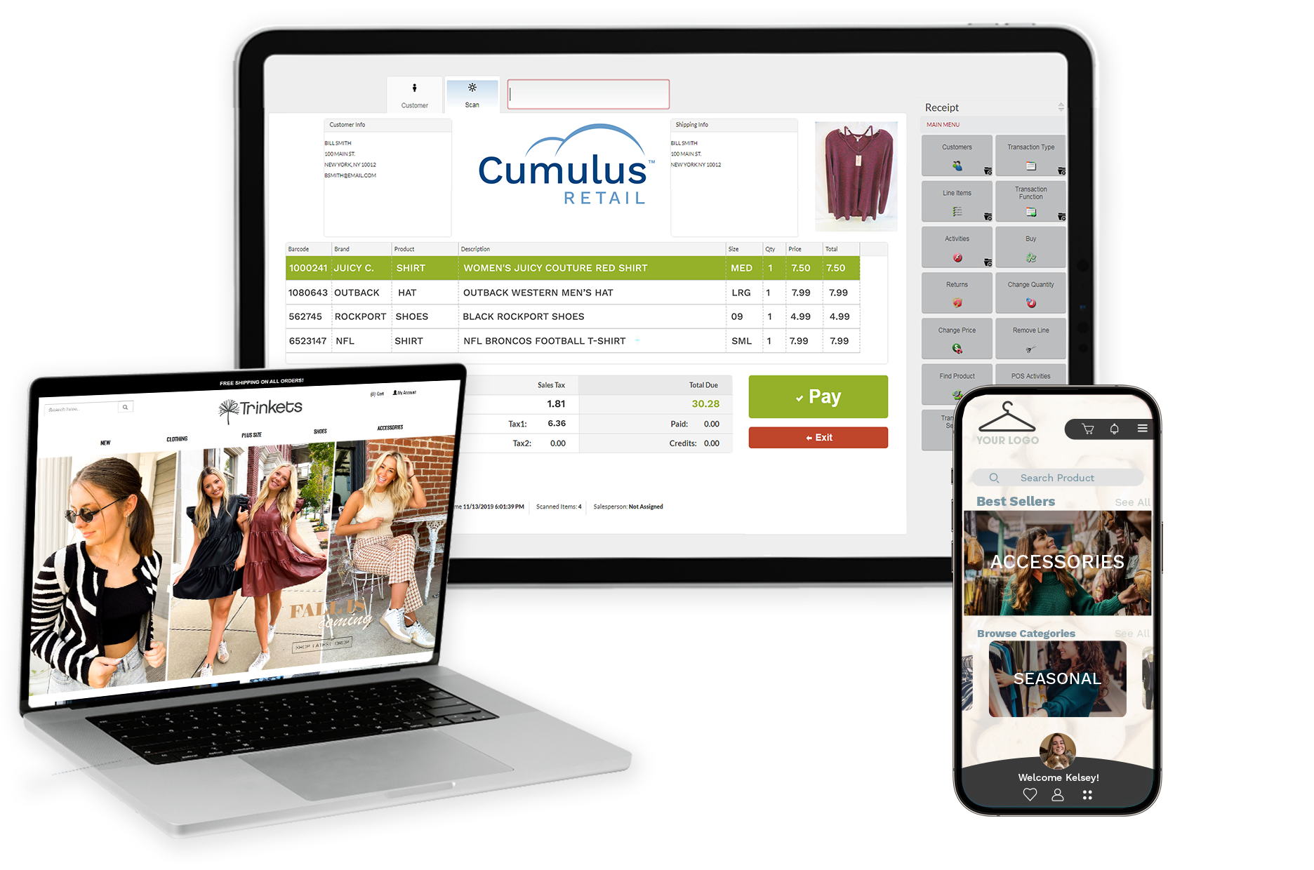 Cumulus Retail running for Trinkets
