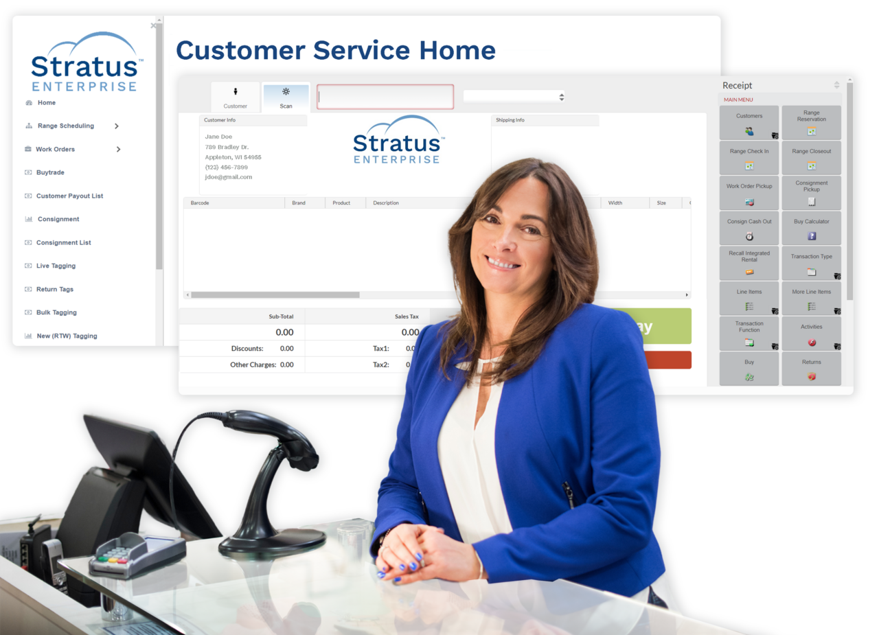 Customer Service Home Screen