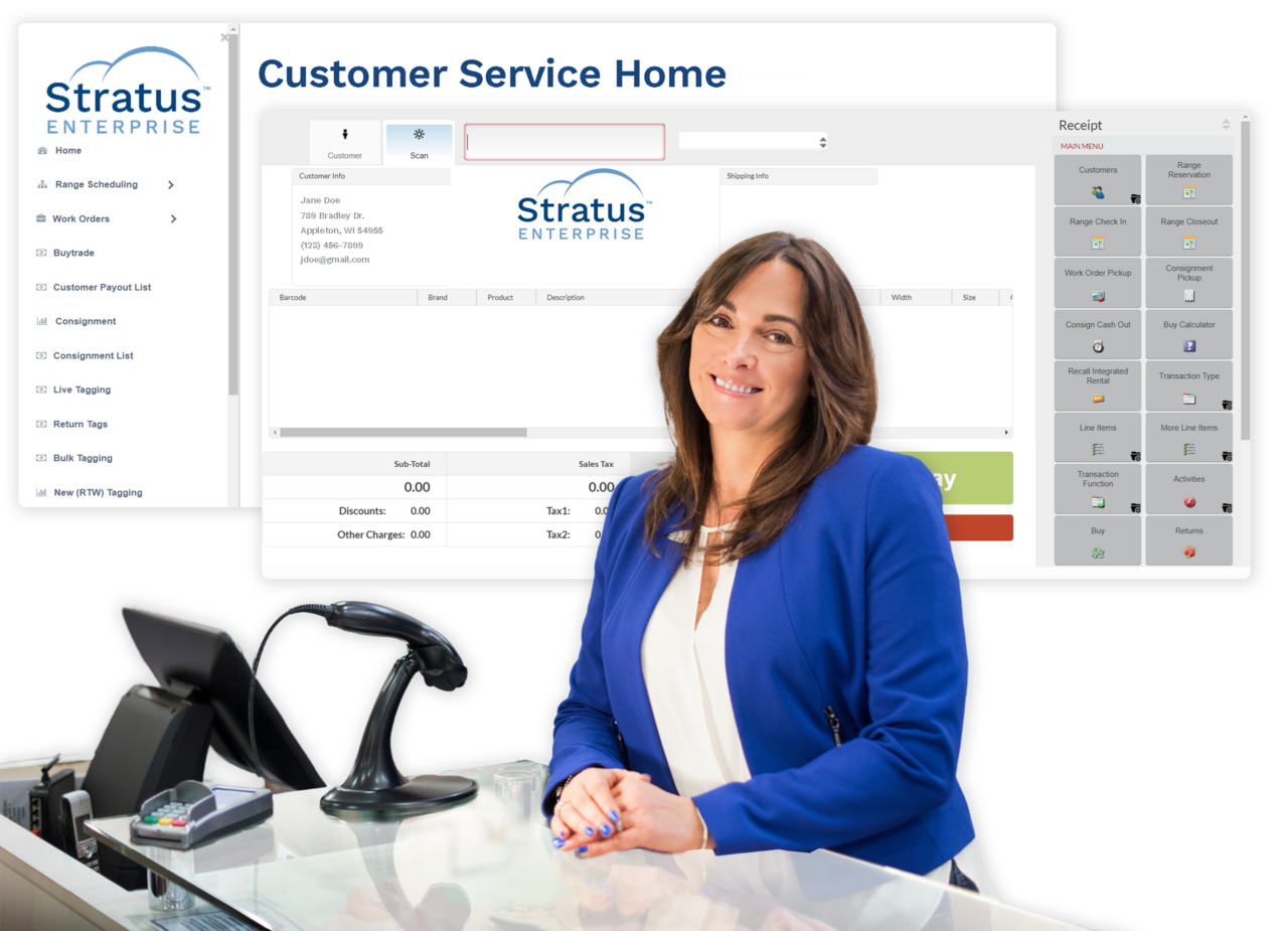 Customer Service Home Screen