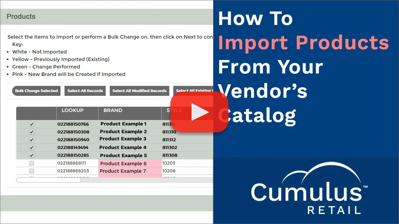 How To Import Products from your Vendor Catalog