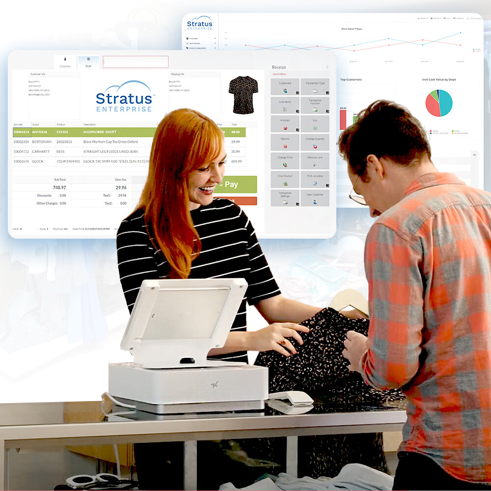 Stratus Enterprise in use in a store