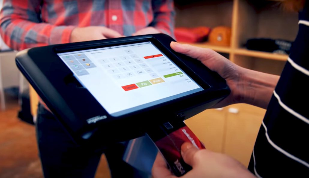 POS Tablet Credit Card Purchase