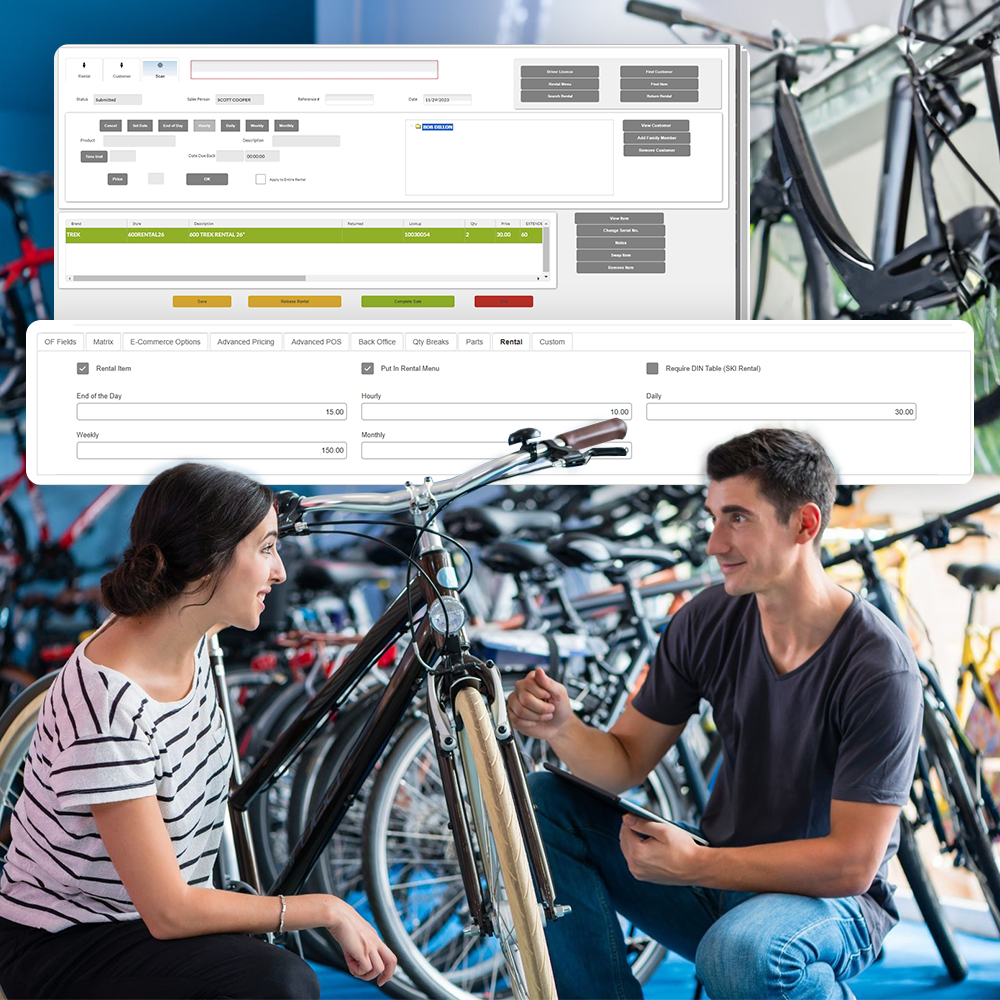 Celerant makes things like bike rentals quick, easy and manageable.
