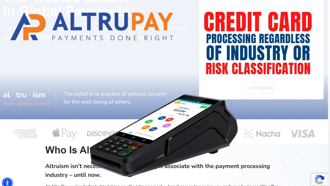 AltruPay credit card payment processing