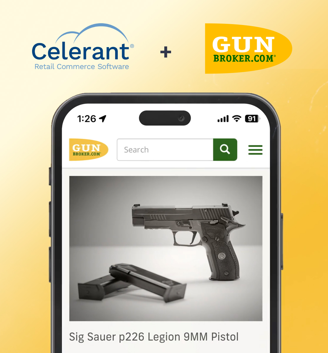 Celerant and Gun Broker