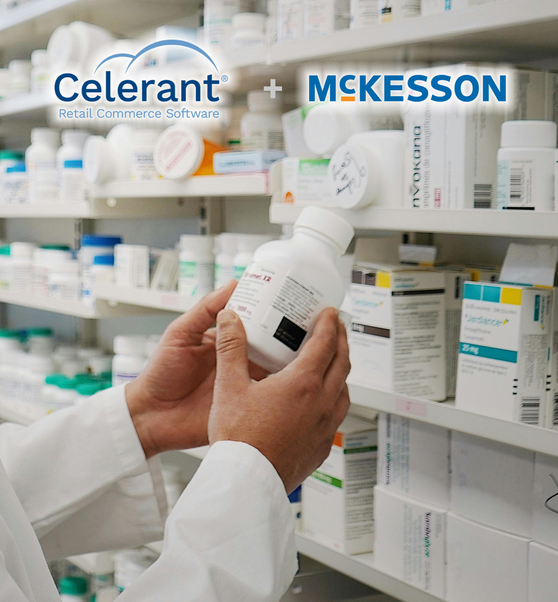 Celerant and McKesson in a pharmacy