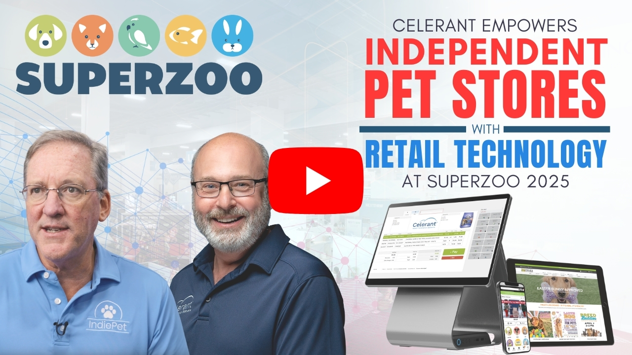Celerant Empowers Independent Pet Stores with Retail Technology at SuperZoo 2025