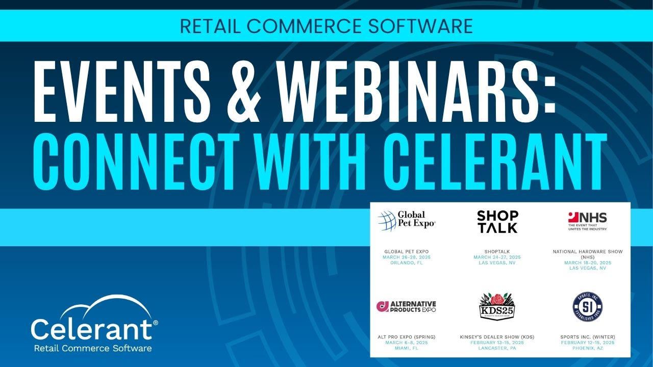 Celerant Events and Webinars