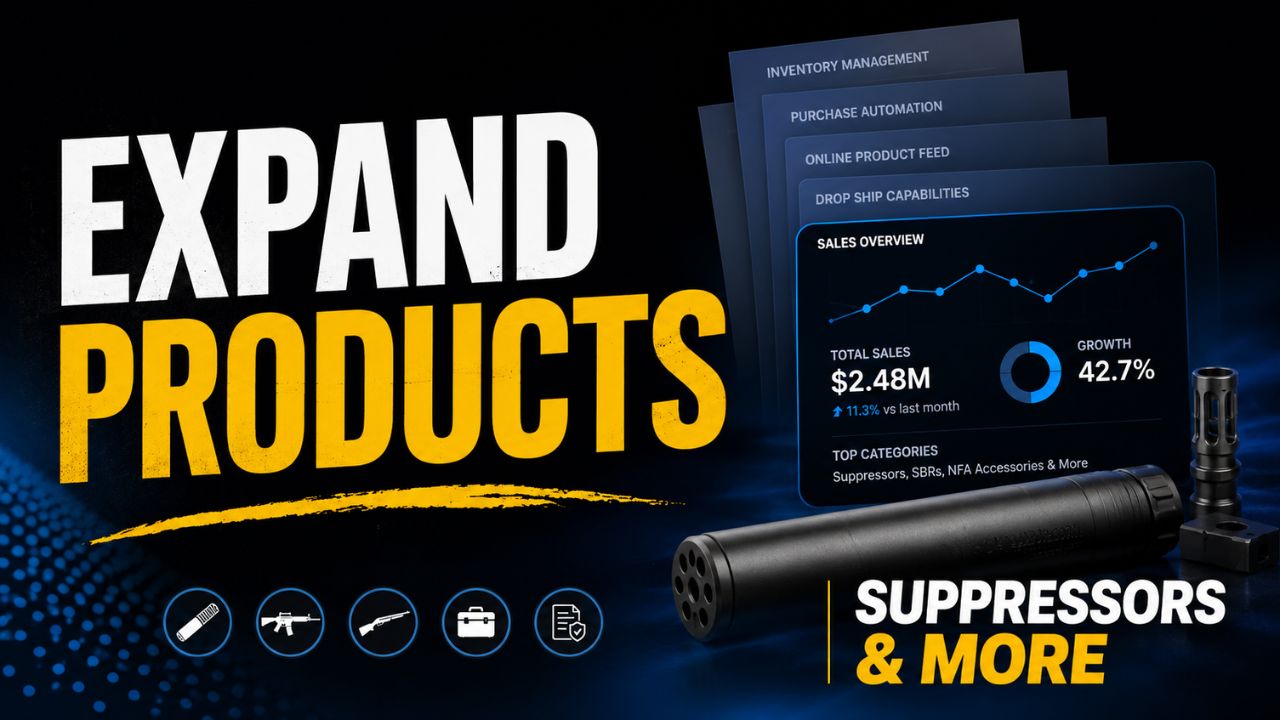 Celerant Expands Firearms Distributor Network with New Silencer Shop Integration