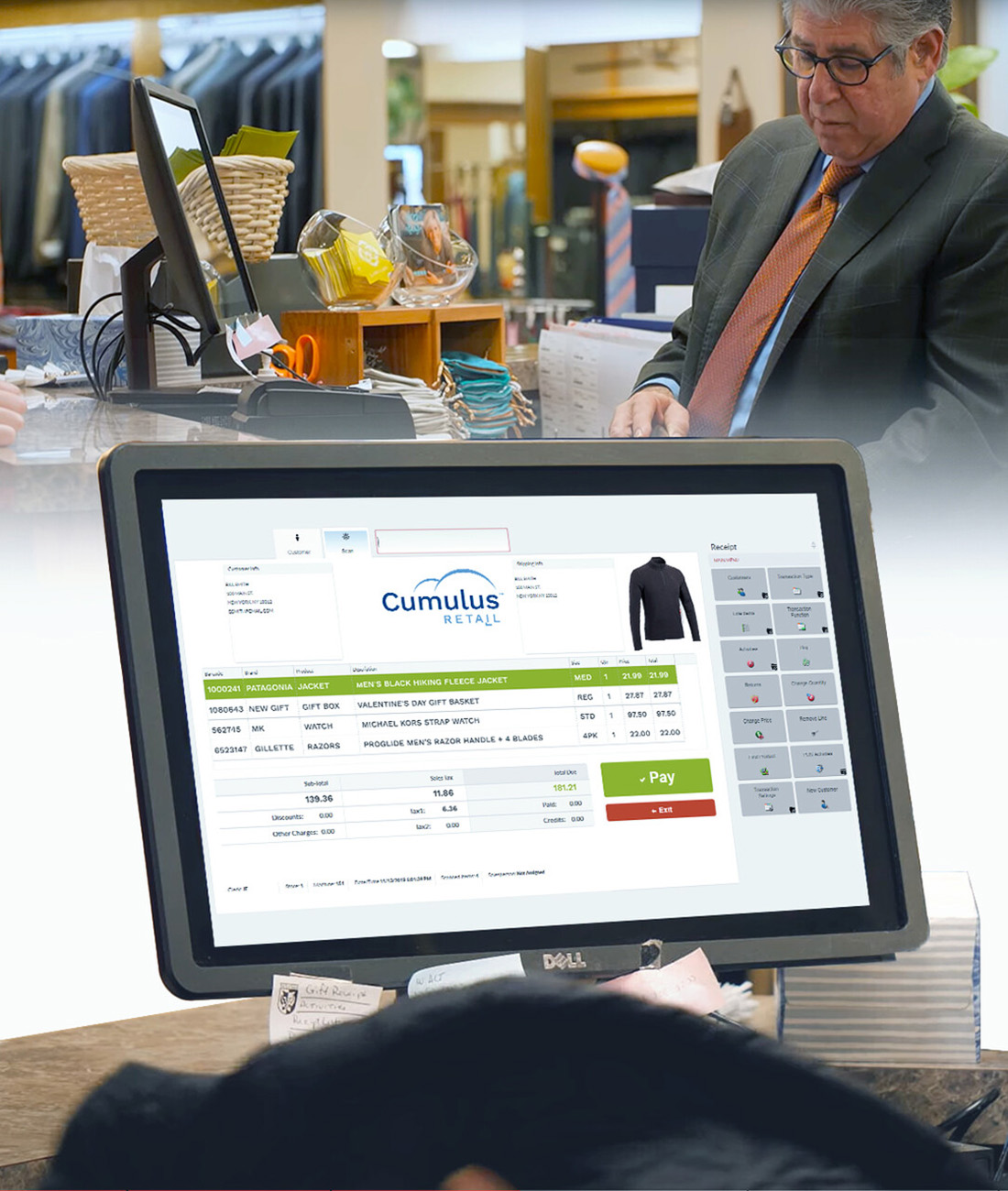 Edward's Men's Wear success story retail software