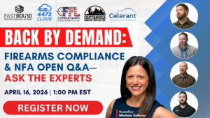 Firearm compliance software webinar