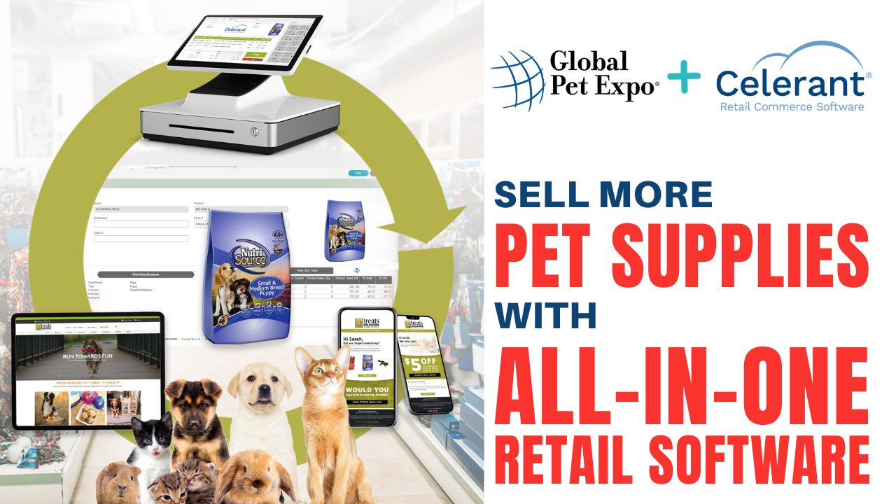 Celerant Attends Global Pet Expo: POS Software for Pet Shops
