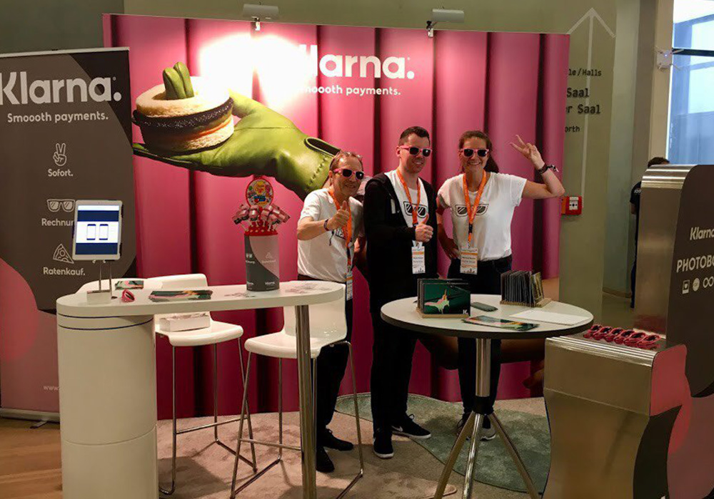 Klarna at a show in Leipzig