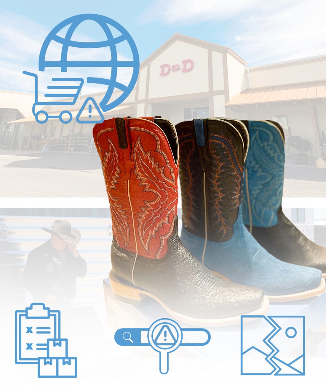 D&D Texas Outfitters retail success story challenges