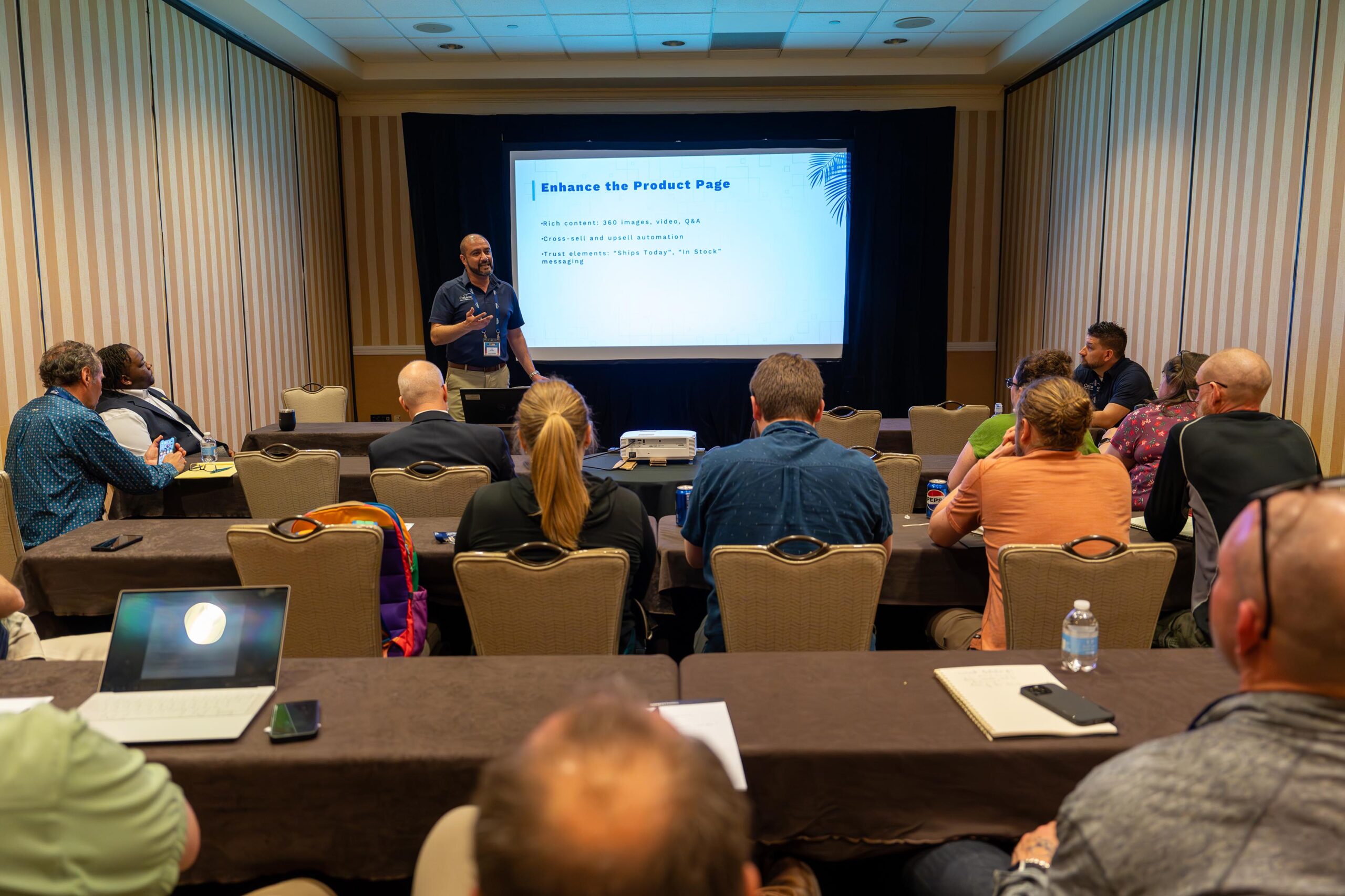 Zeke Hamdani leads a session at the 2025 Client Conference